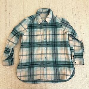 Women’s plaid warm oversized jacket